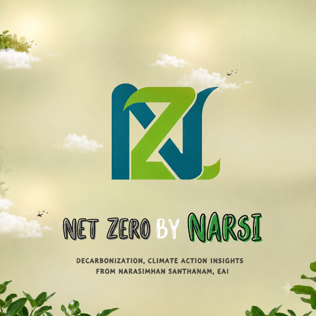 Decarbonization and Net Zero Initiatives Illustration
